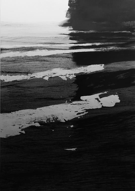 Lames - 1 - Encre de Chine - 70*100 - Dominique Abraham - 2020