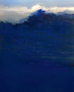 Crêtée - Huile sur toile - 89*116 - 2020