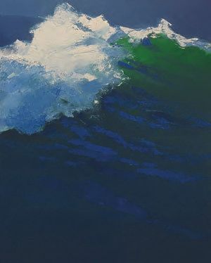 Verte - Huile sur toile - 89*116 - 2020