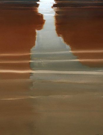 Rideau - Huile sur toile - 89*116 - 2020