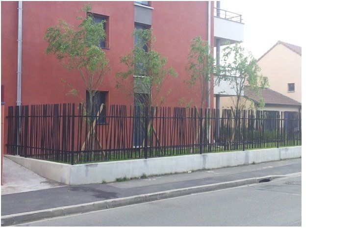 Installation de clôture