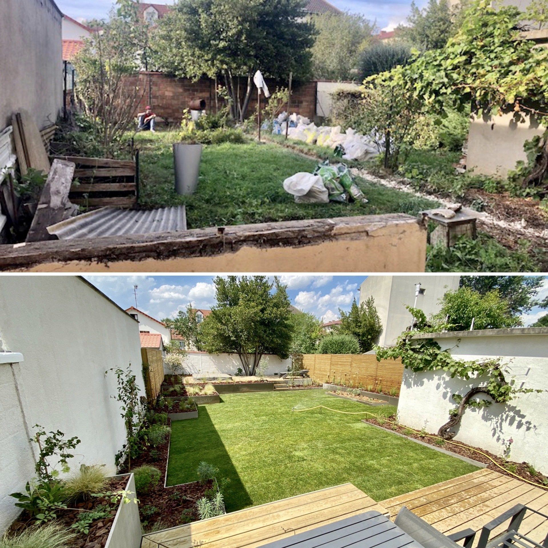 Modification de jardin