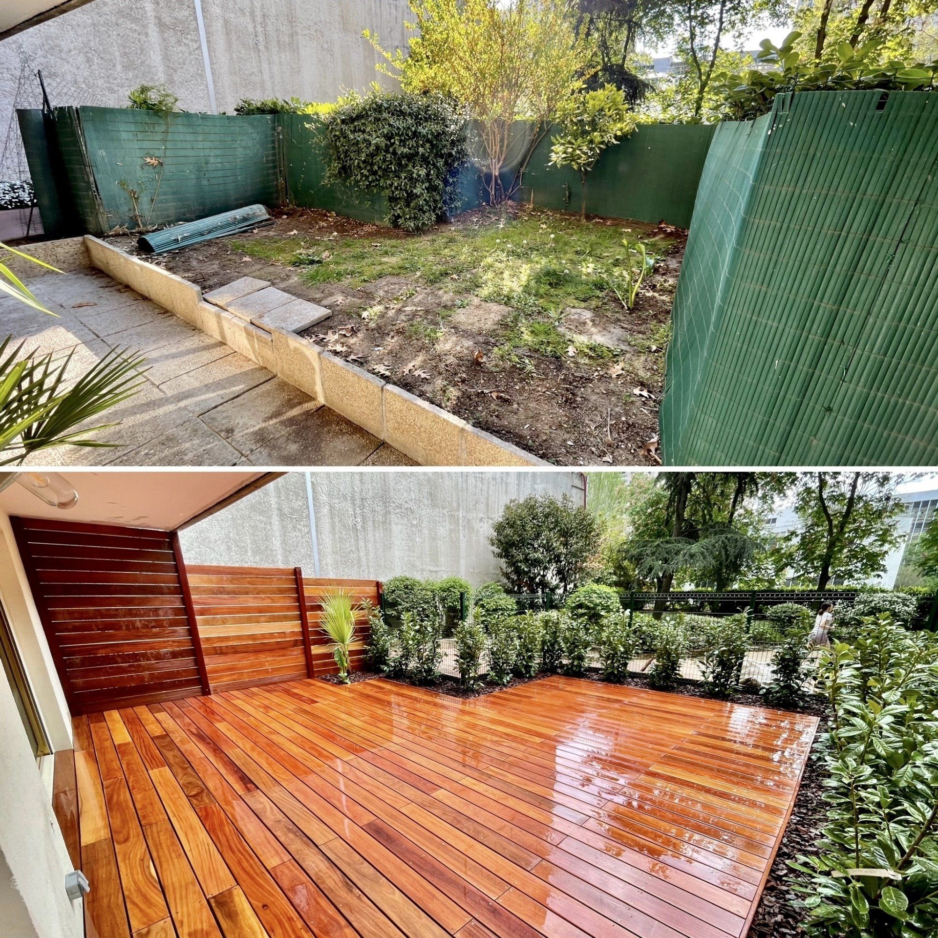 Aménagement de cour intérieure