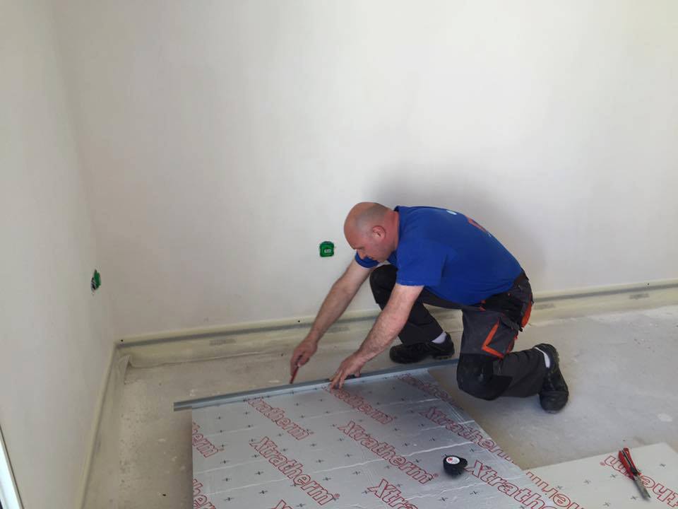 Installation de plancher chauffant pour particuliers et pro