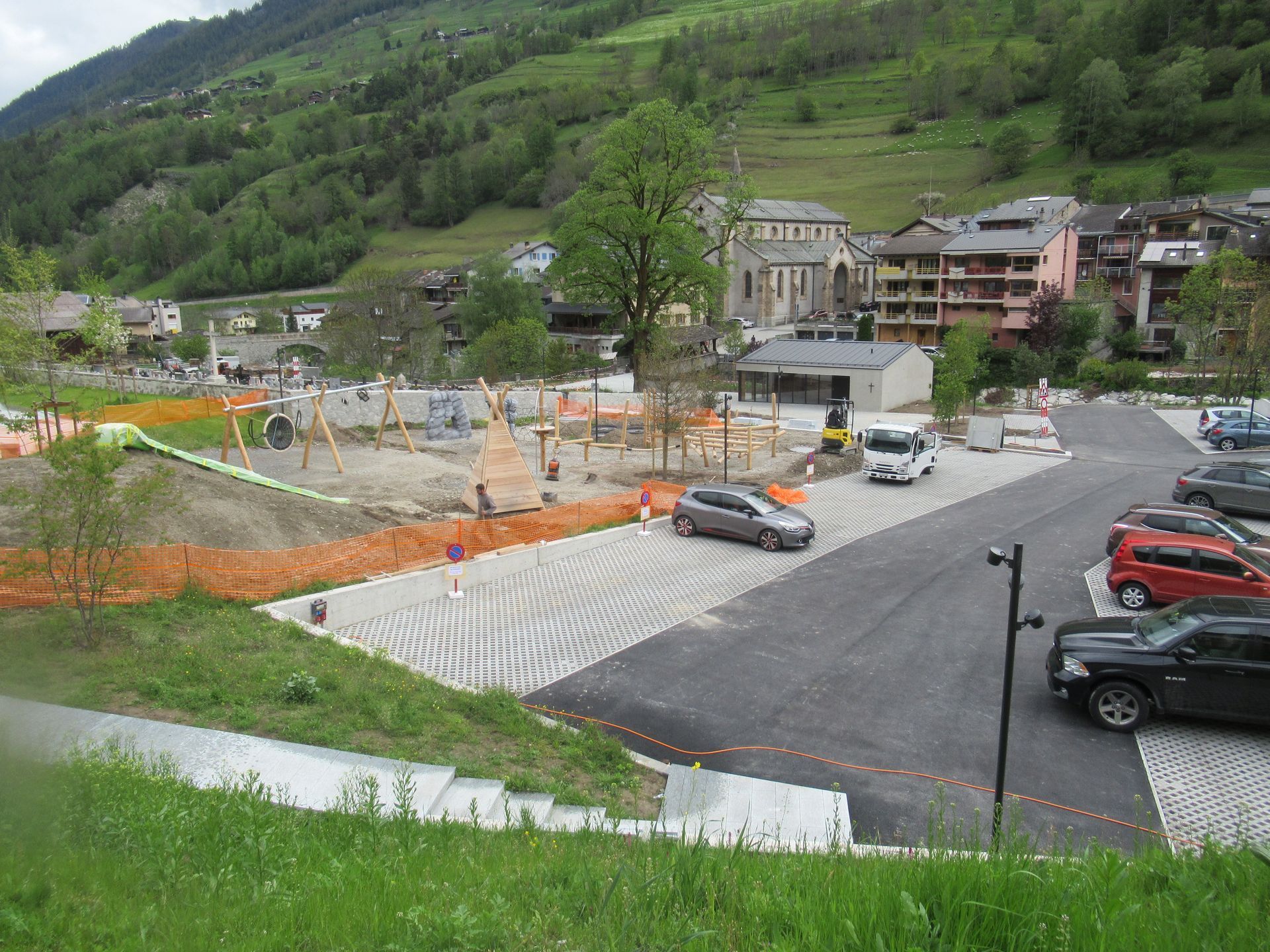 Aménagement centre du village, Orsières