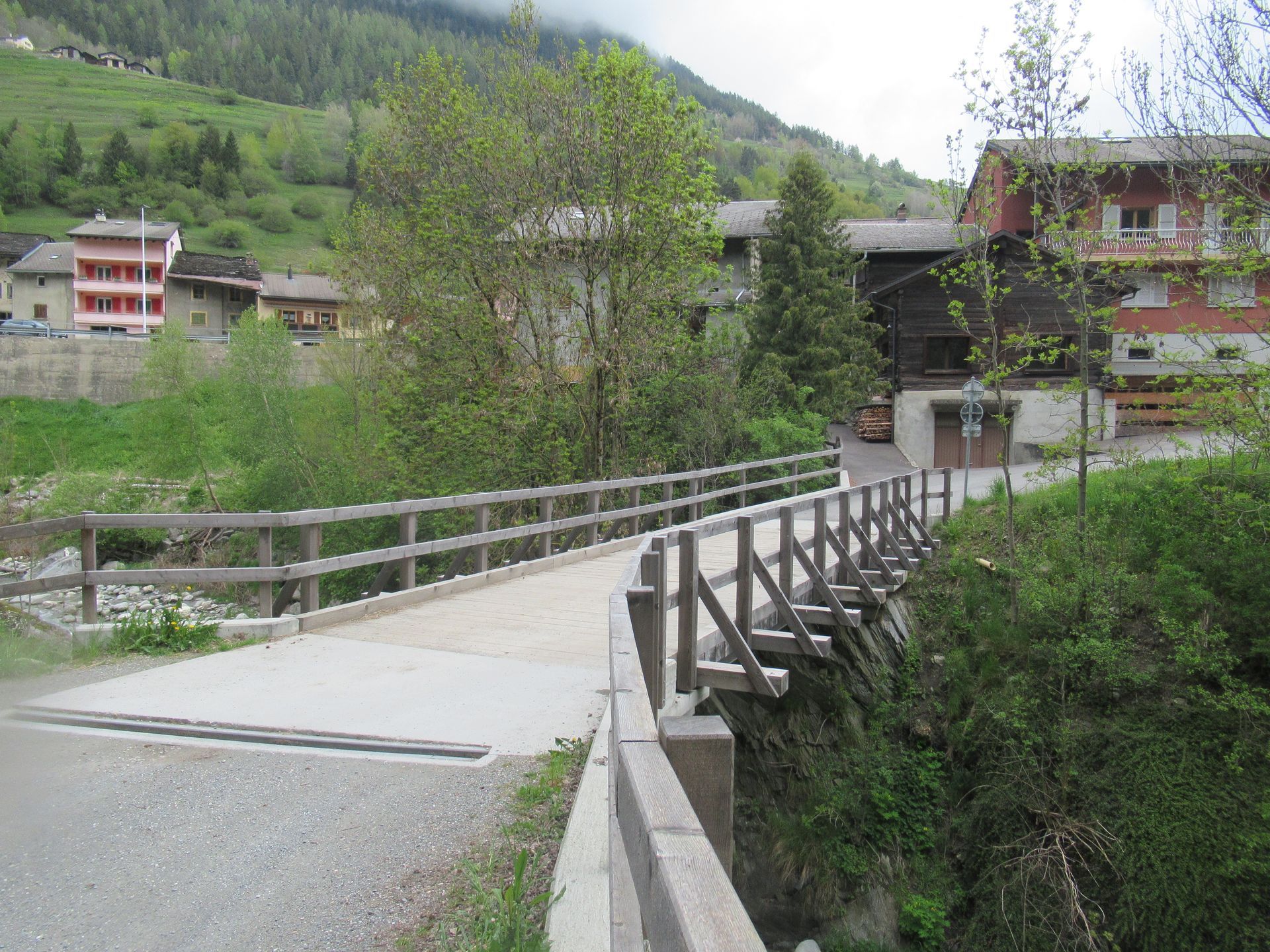 Réfection d'un pont existant, Orsières