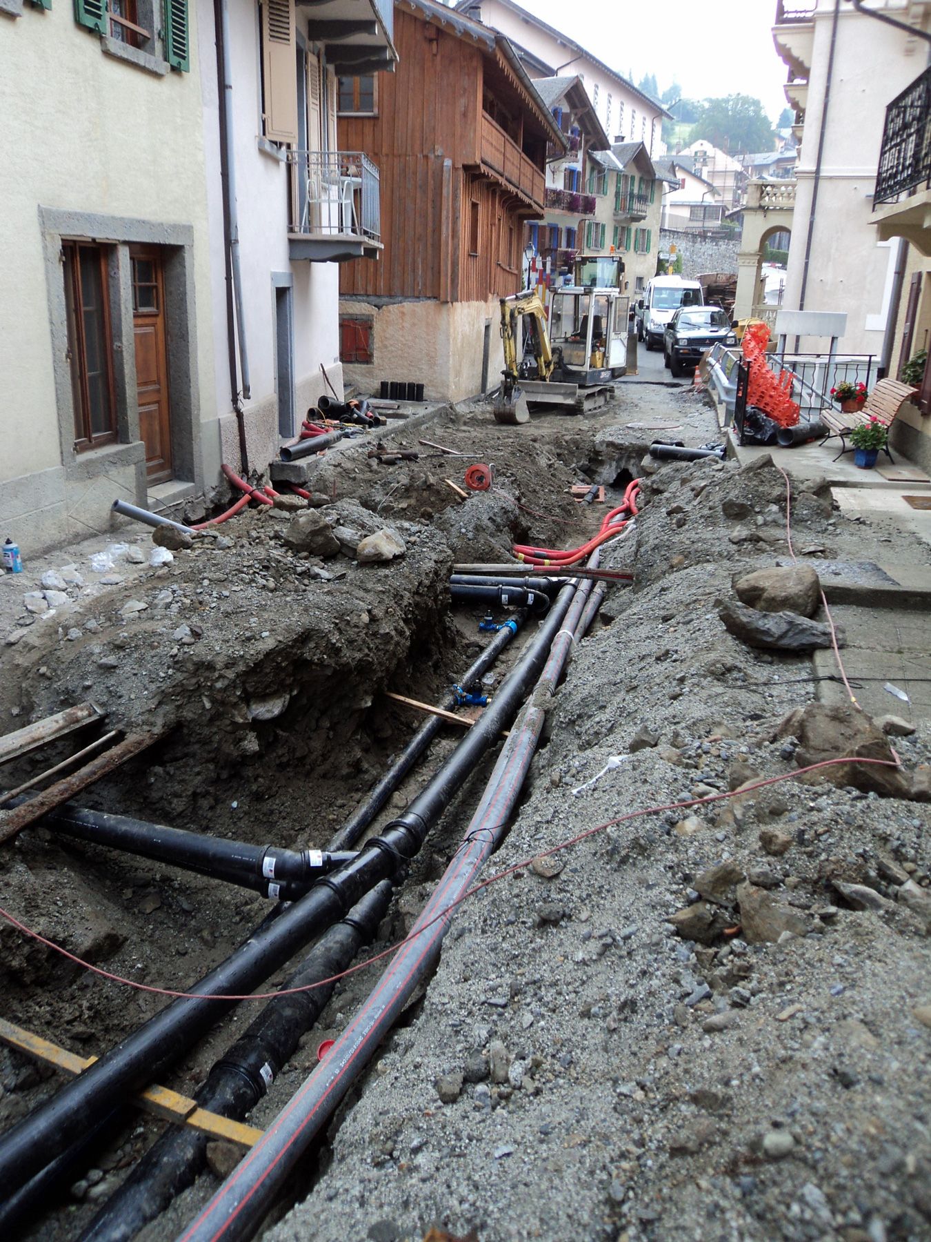 Réfection Ruelle - Finhaut