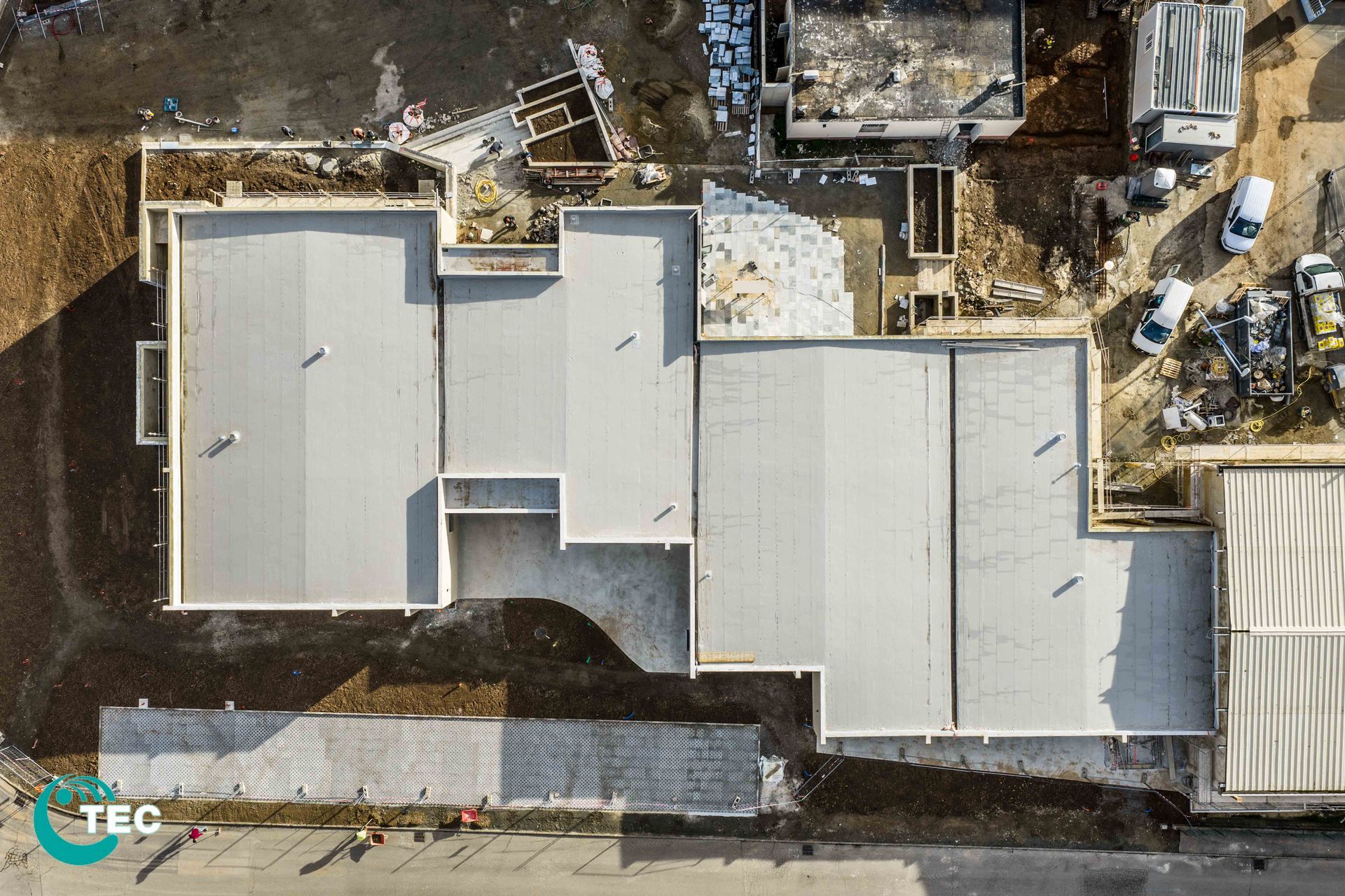 Drone Pole services publics Vescovato