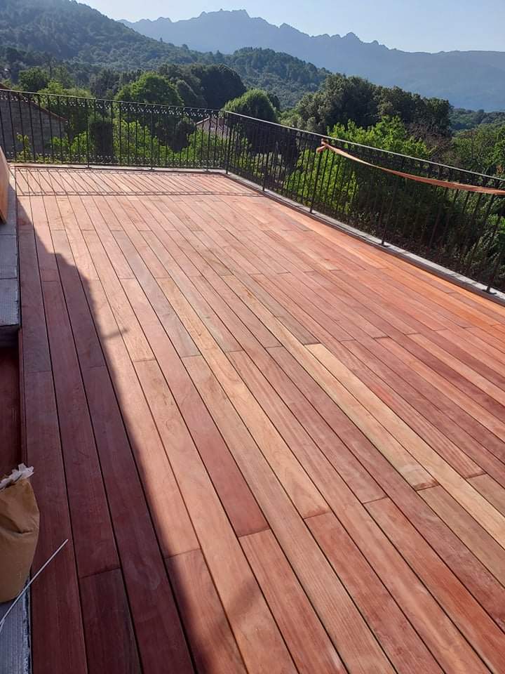 Grande terrasse en bois