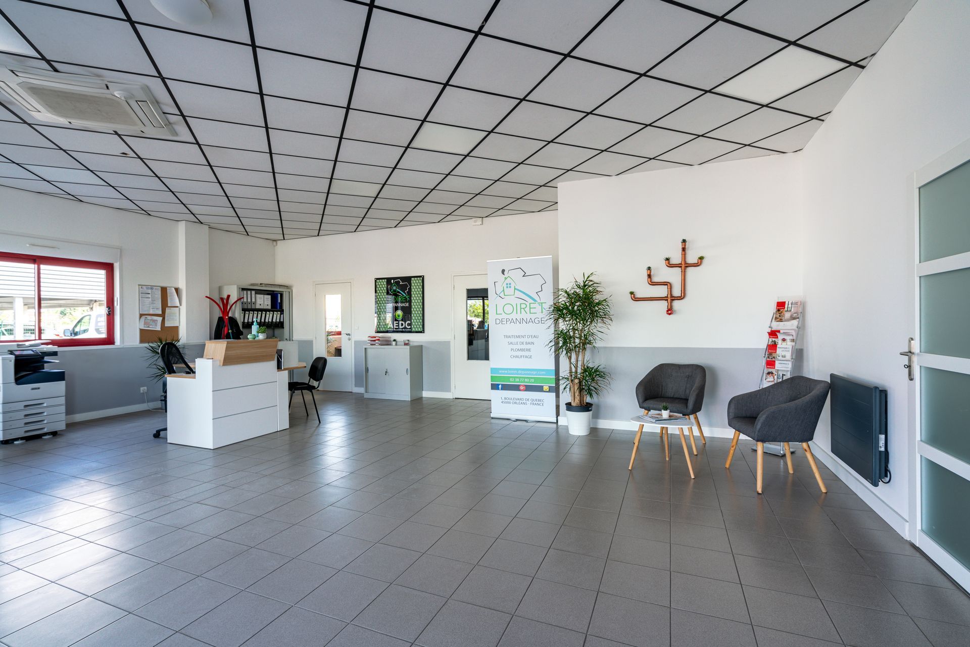 Intérieur du local