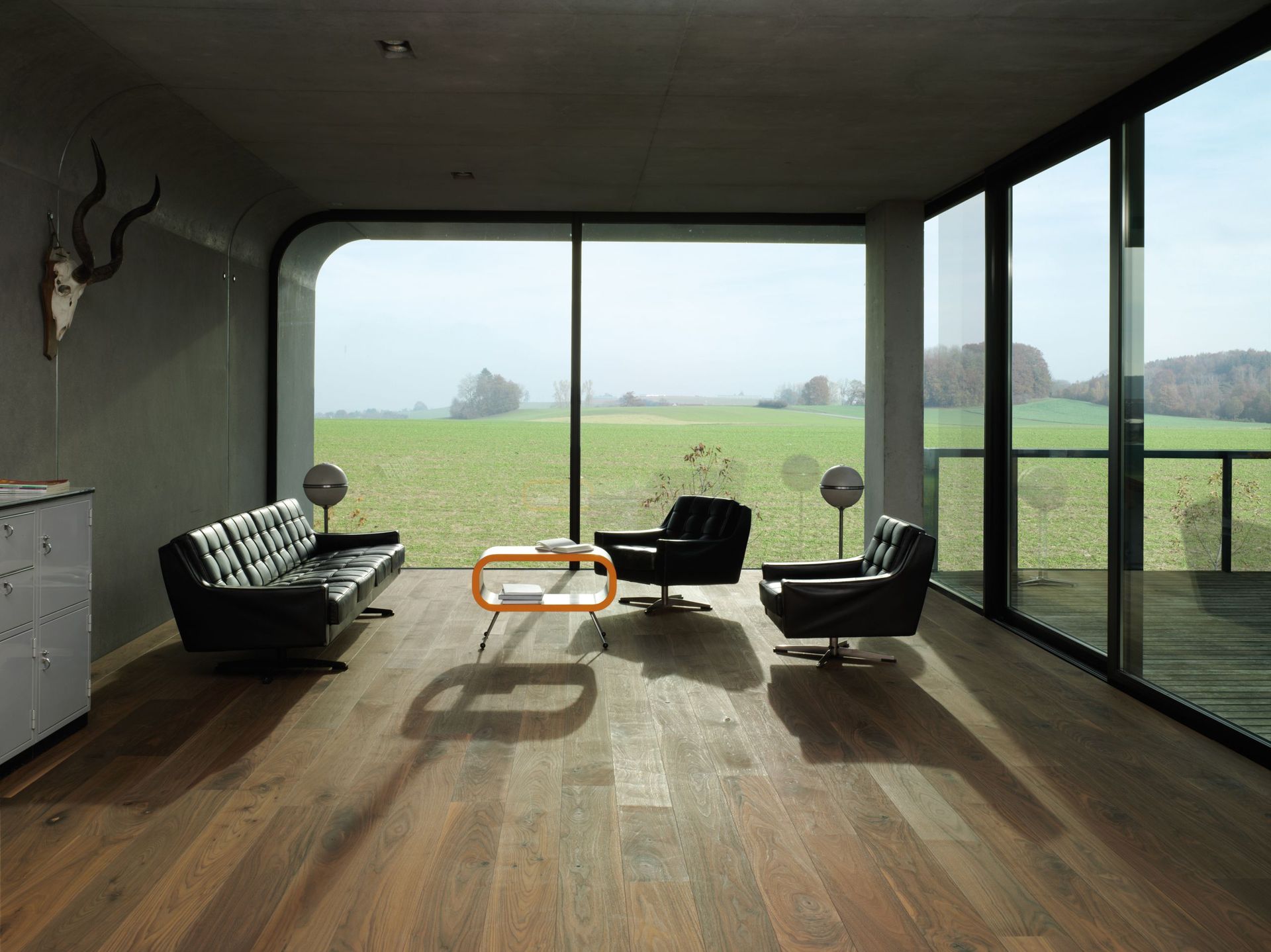 Parquet en noyer Bauwerk - Claude Voutaz SA