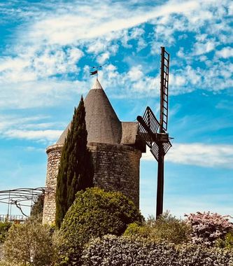 Un ancien moulin à vent