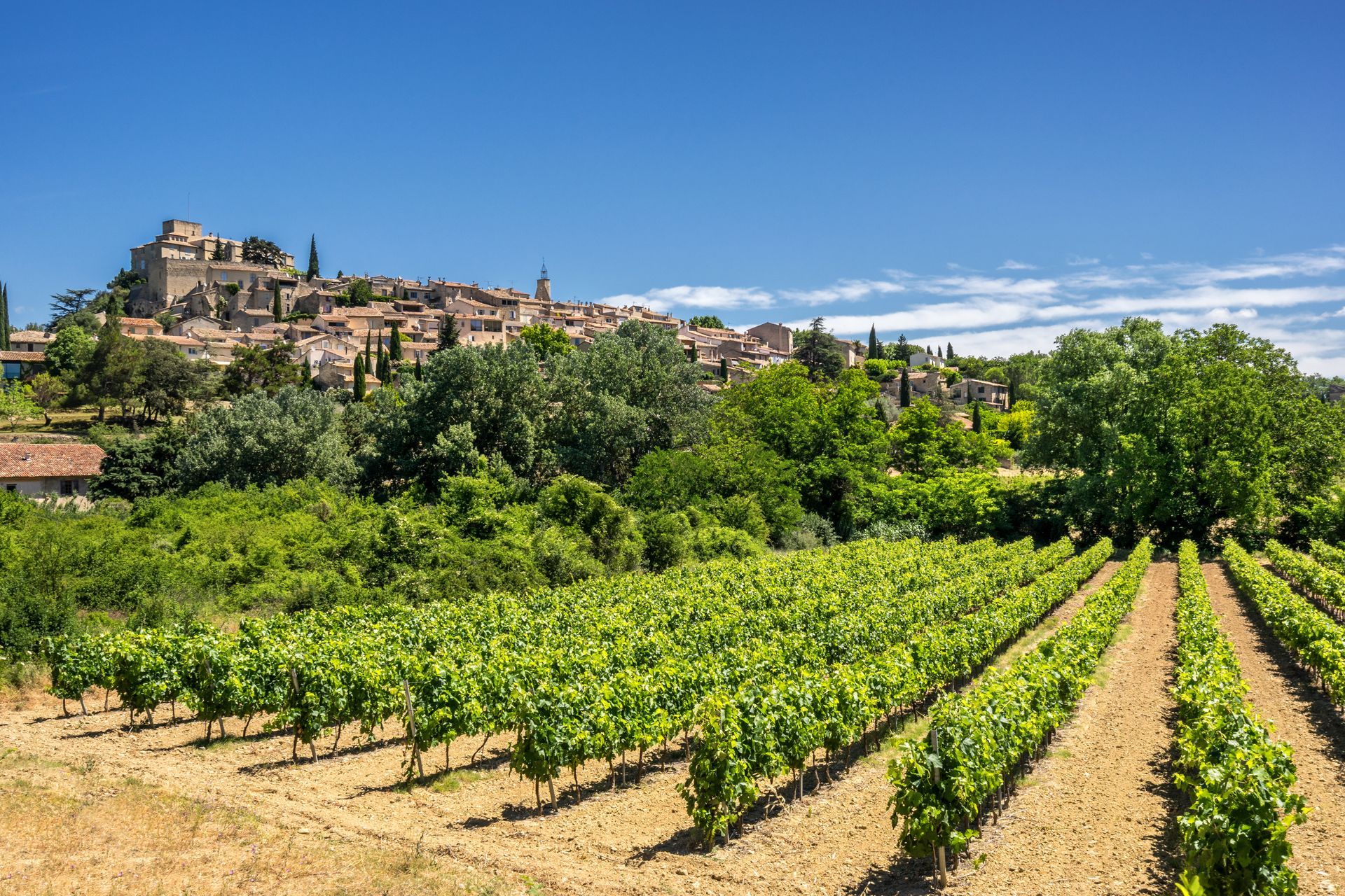 Village d'Ansouis dans le Luberon