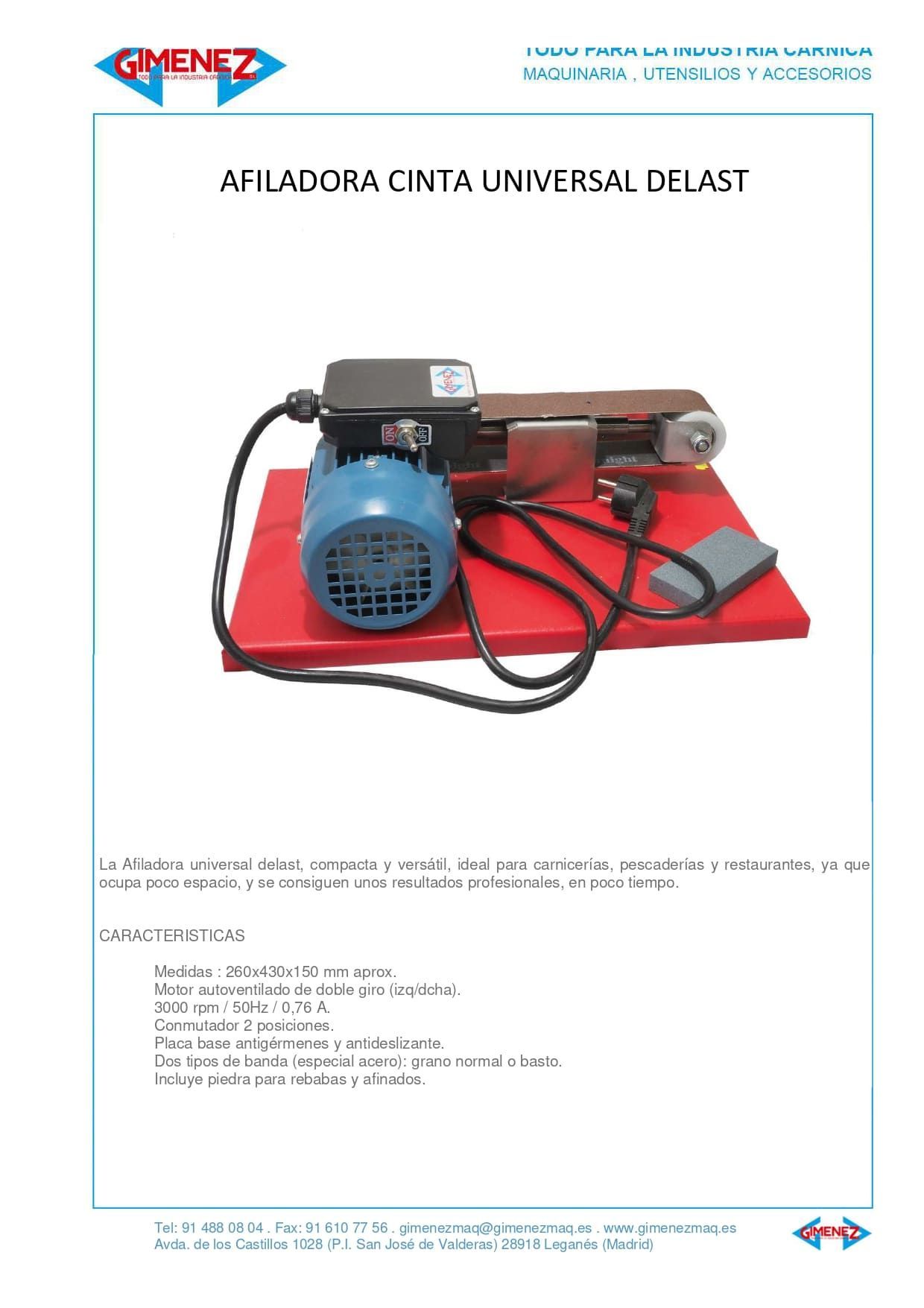 Una máquina con un motor acoplado está colocada sobre una mesa.