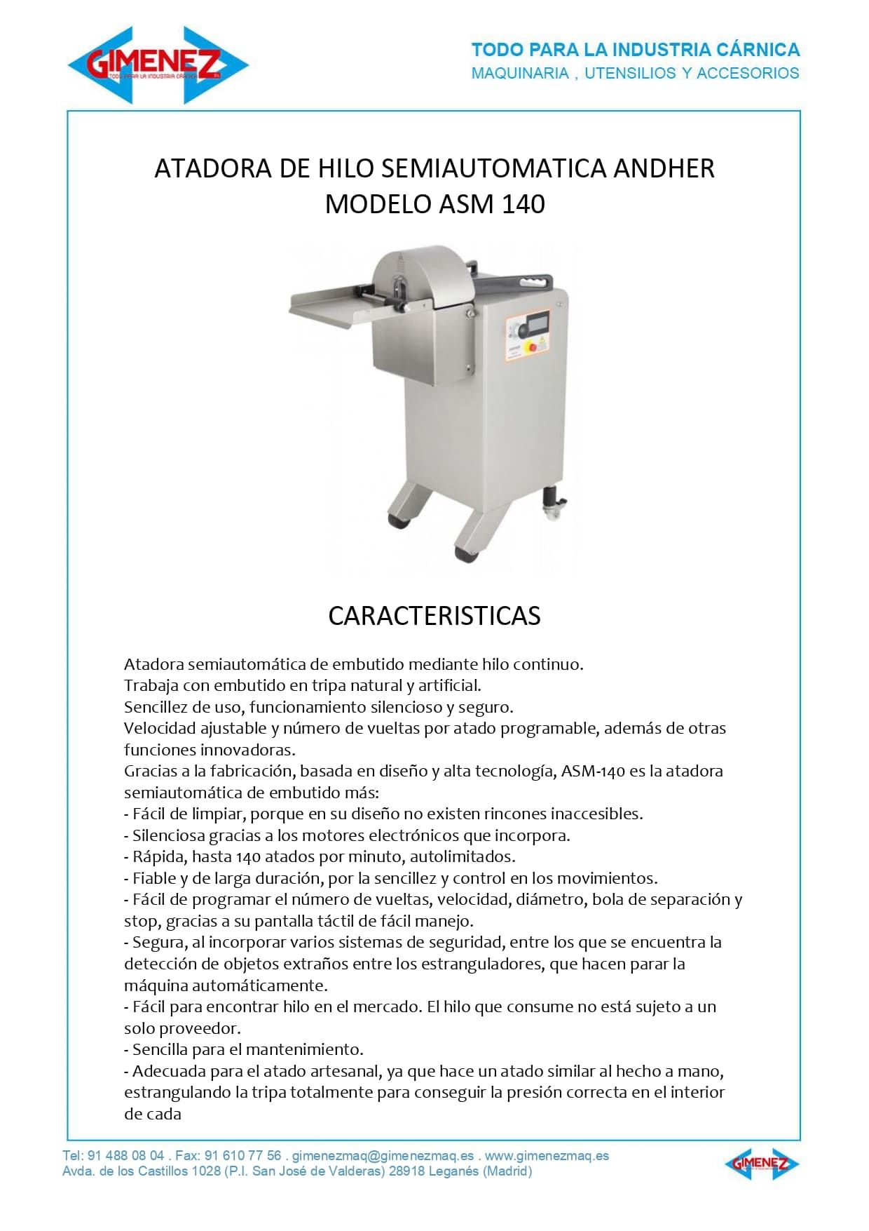 Un folleto de una máquina con una imagen de una máquina sobre un fondo blanco.
