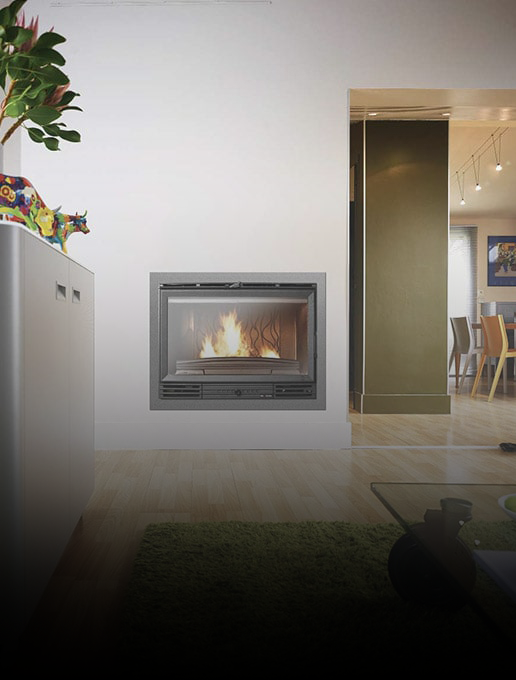 Une cheminée de type insert