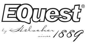 Un logo noir et blanc pour une entreprise appelée equest