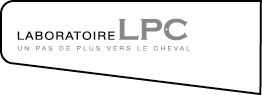 Un logo noir et blanc pour le laboratoire lpc