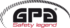 Un logo pour la légende de sécurité gpa est affiché sur un fond blanc.