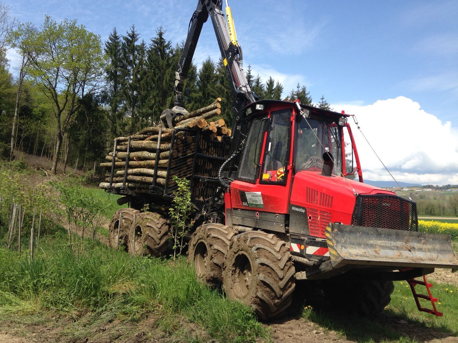 Entreprise forestière à Gimel - Dubugnon SA