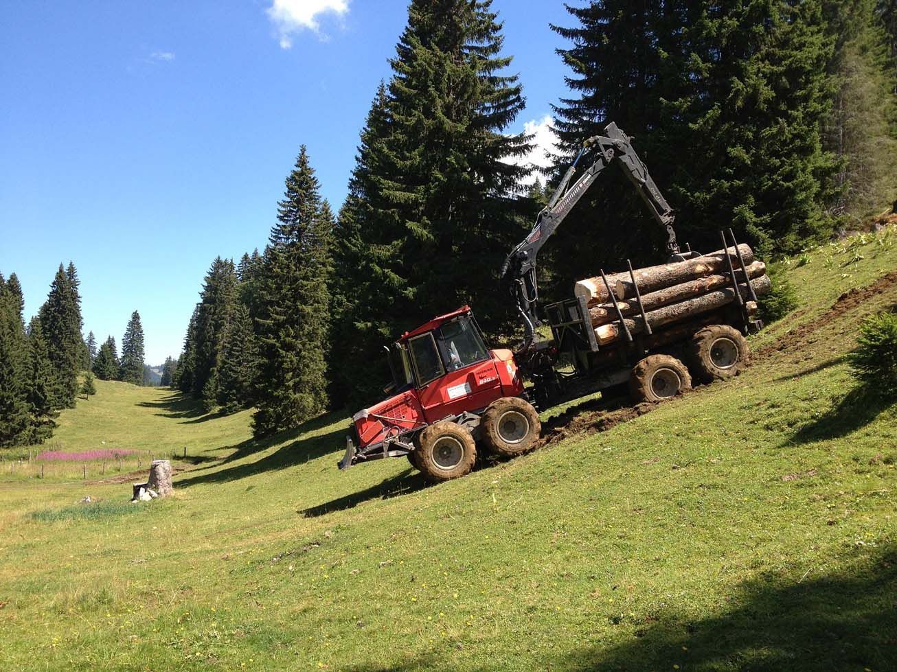 Entreprise forestière à Gimel - Dubugnon SA