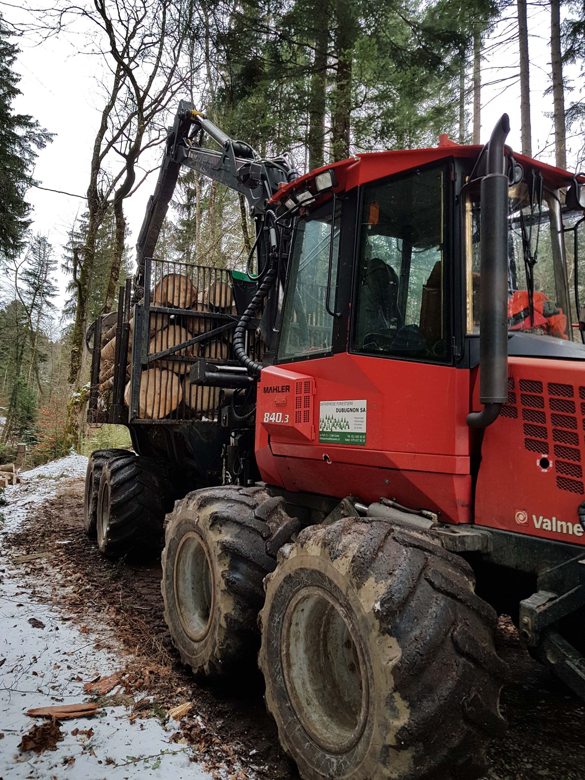 Entreprise forestière à Gimel - Dubugnon SA