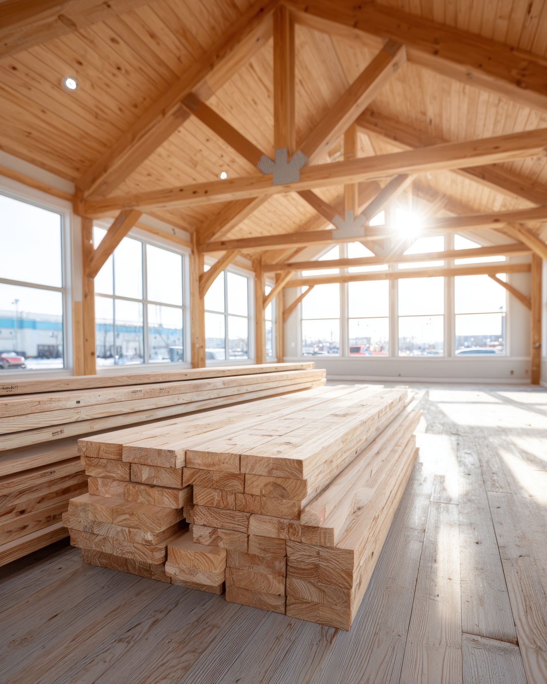 Plusieurs planches en bois