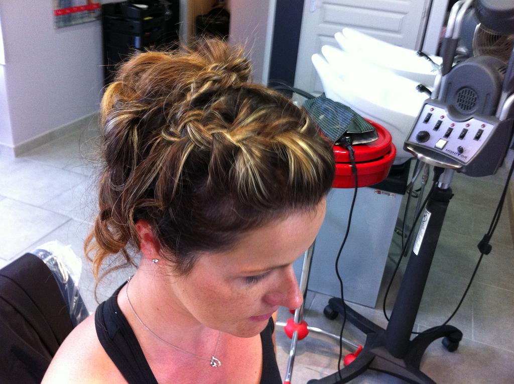 Coiffure tressée