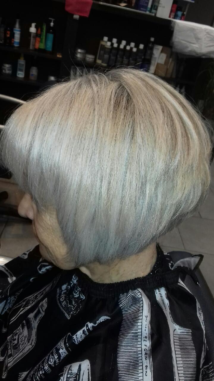 Coloration cheveux - après