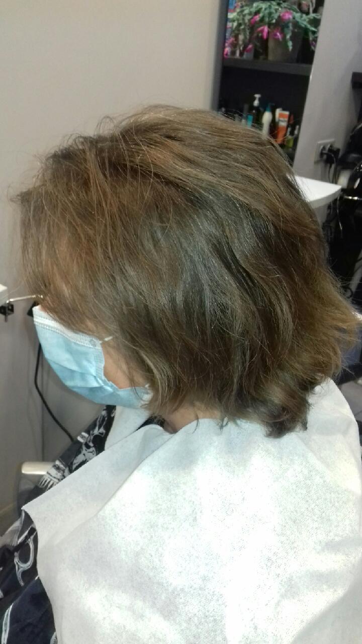 Coloration et coupe - avant