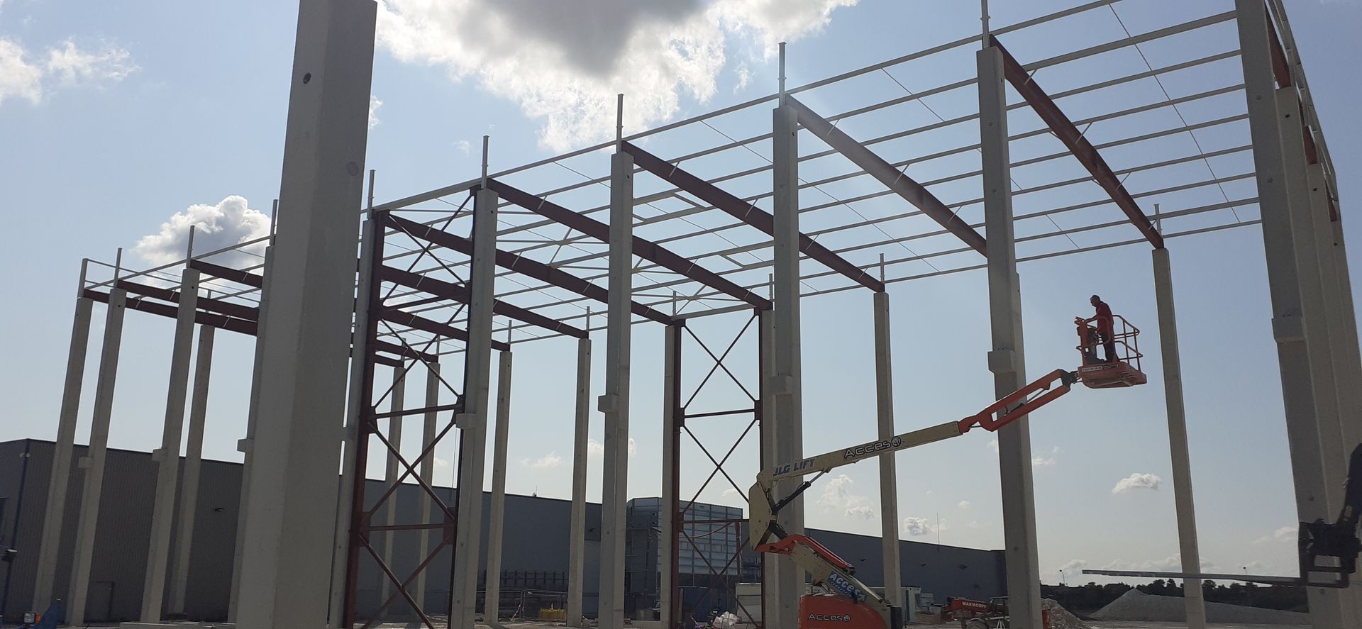 Construction métallique pour SMURFIT