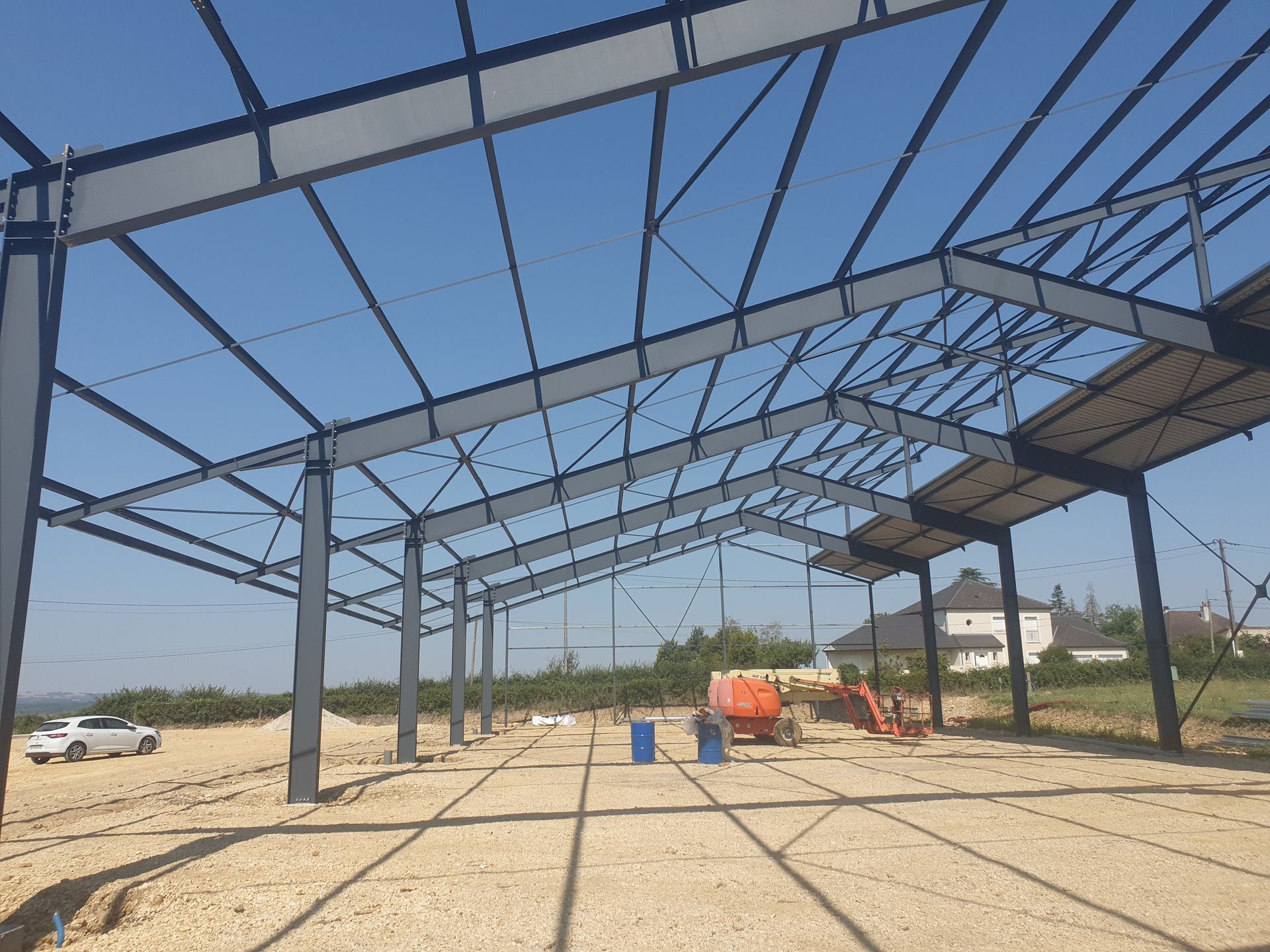 Construction métallique pour EARL BEL AIR