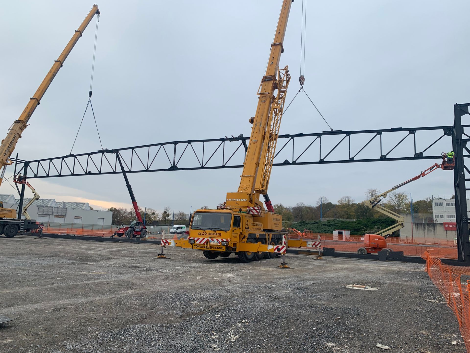 Construction métallique pour le Parc des Expositions de Reims