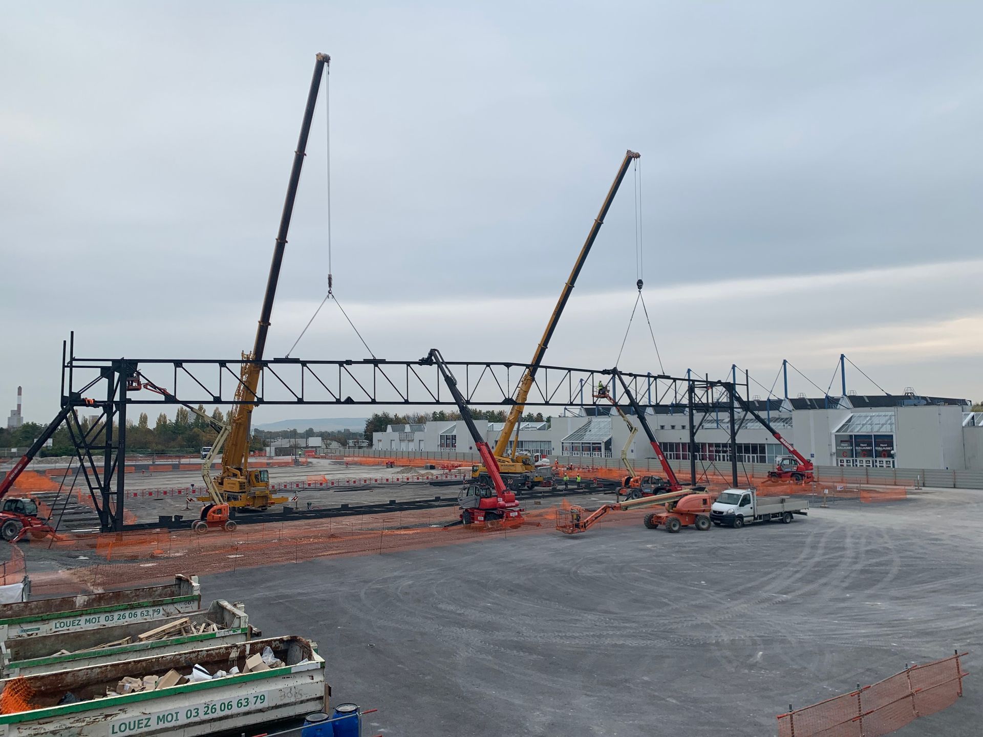 Construction métallique pour le Parc des Expositions de Reims - 2