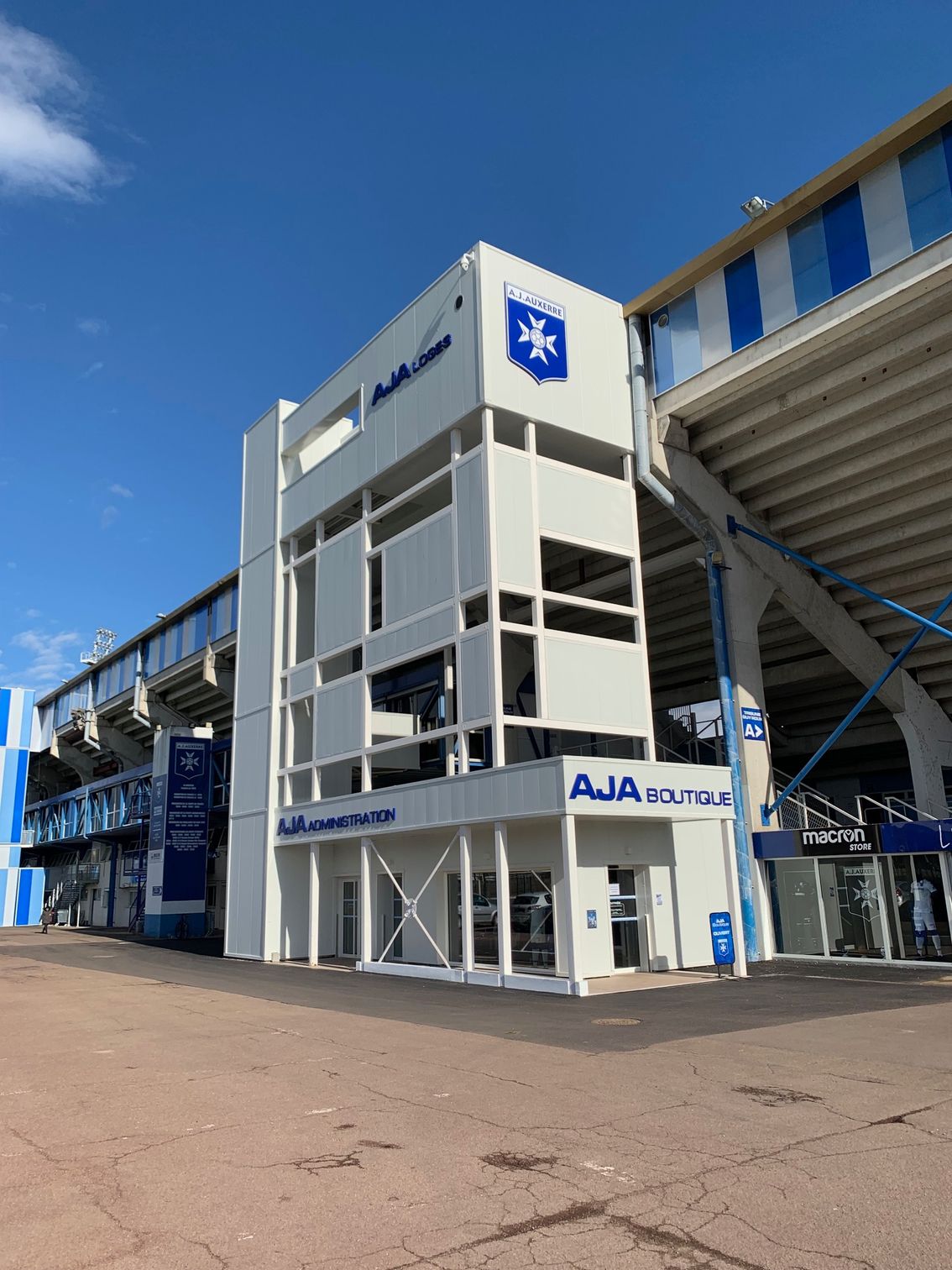 Construction métallique pour AJA Musée