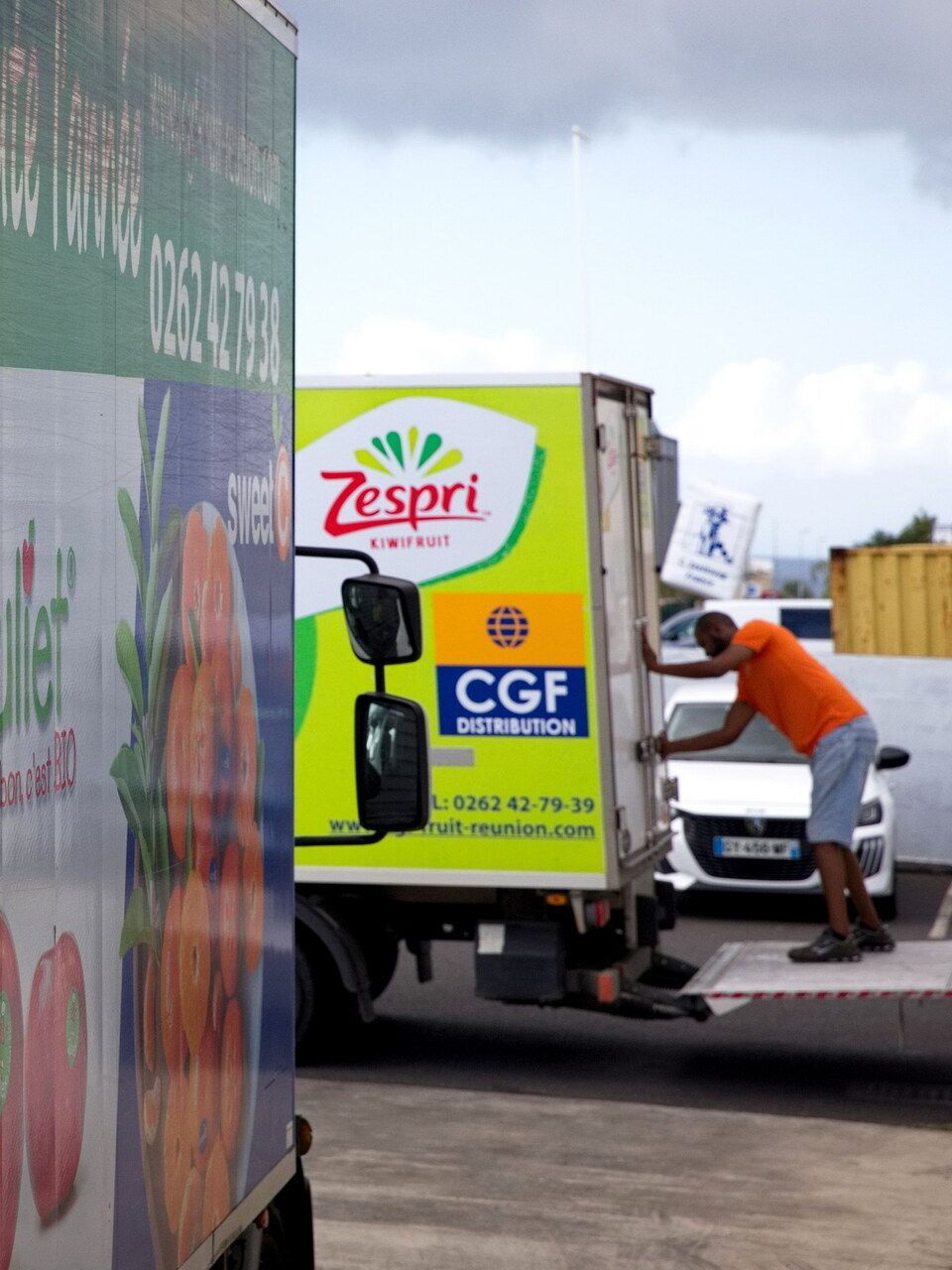 Camion de livraison de l'entreprise