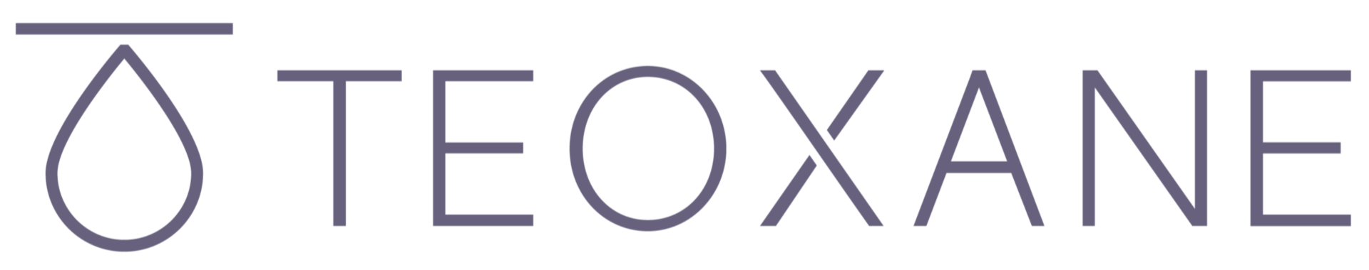 Logotipo con forma de gota y la palabra 