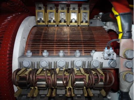 Formation de l'intérieur d'un moteur à courant continu