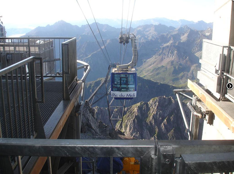 Téléphérique du Pic du Midi, en France