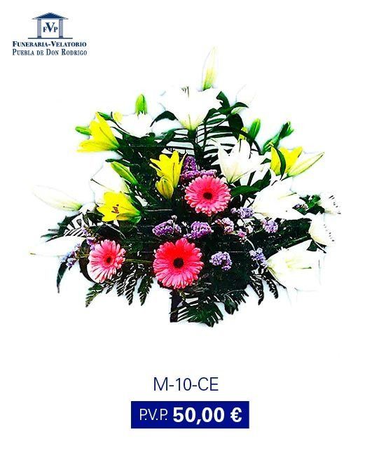 Un ramo de flores con un precio de 50,00 euros