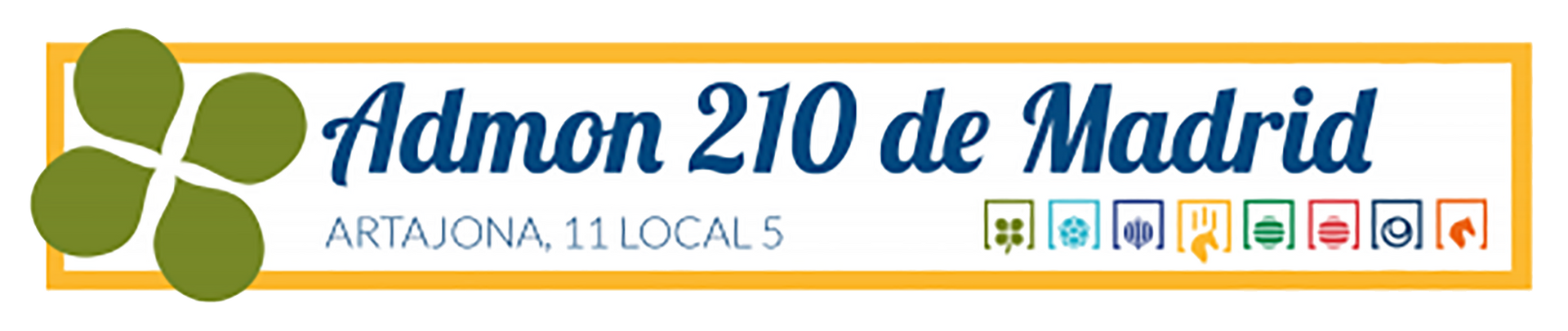 Admón. 210 de Madrid, trébol verde.