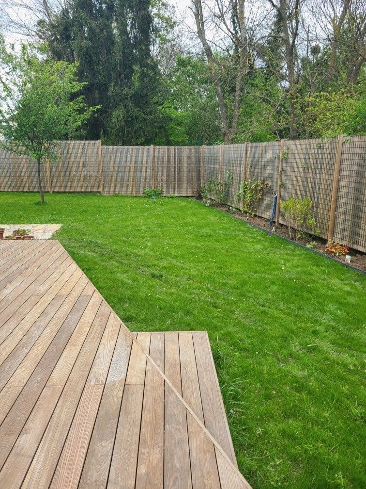 Terrasse bois EXO , clôture bois