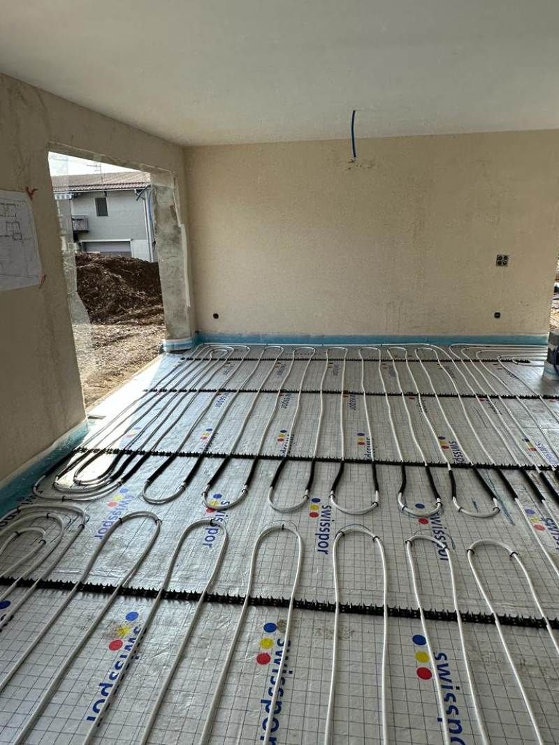 sistema di riscaldamento a terra
