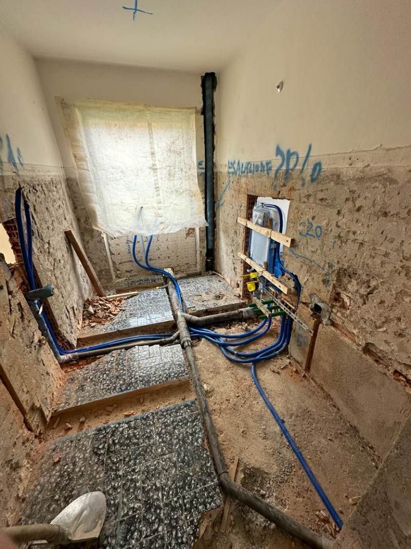 restauro completo di un bagno privato