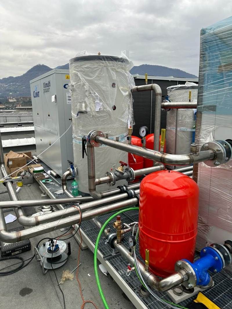 impianto idraulico per sedi industriali