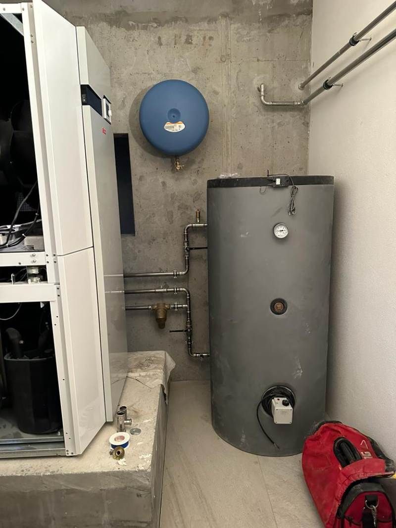 installazione di una caldaia