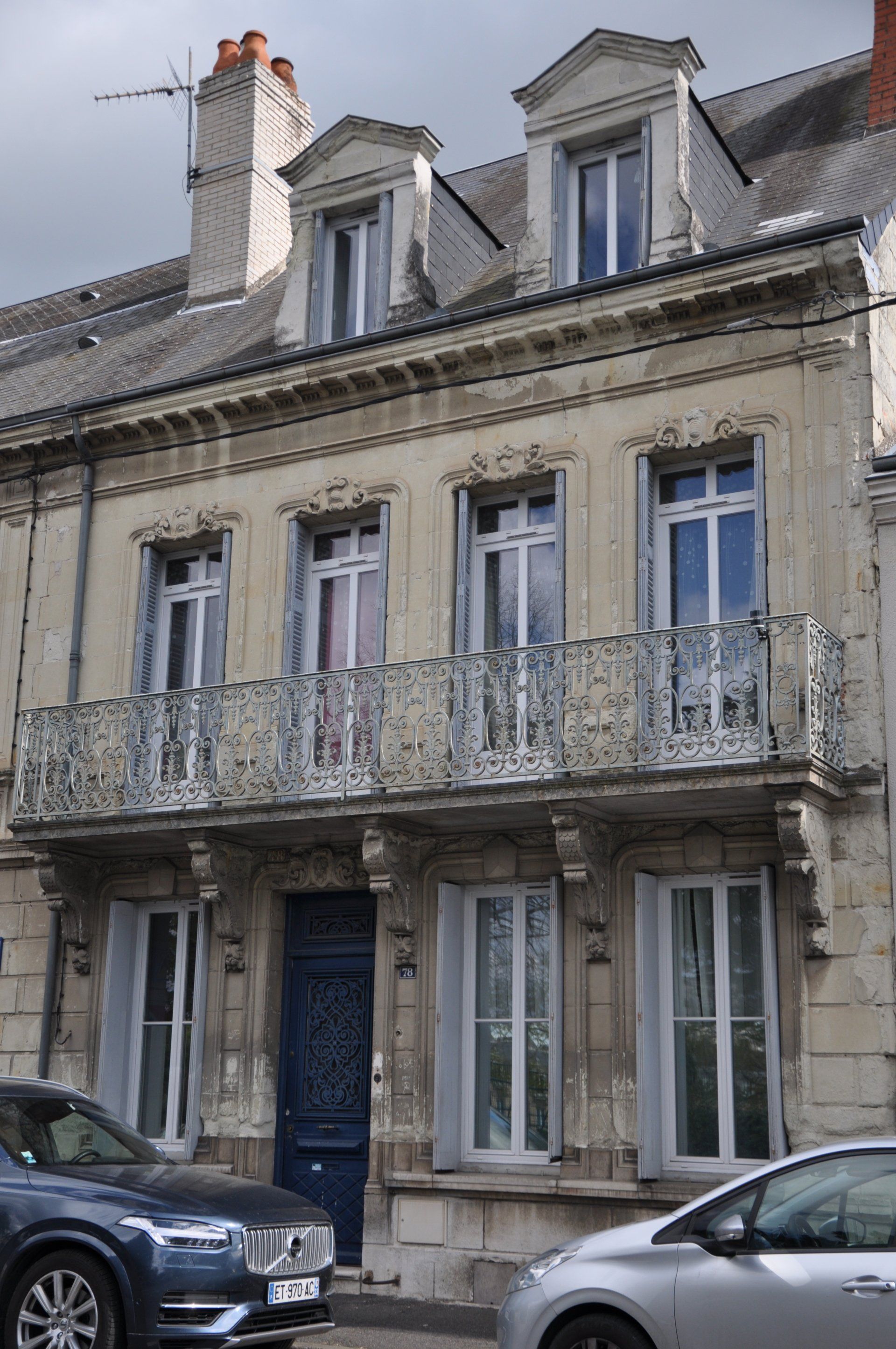 Avant travaux de façade maison de ville