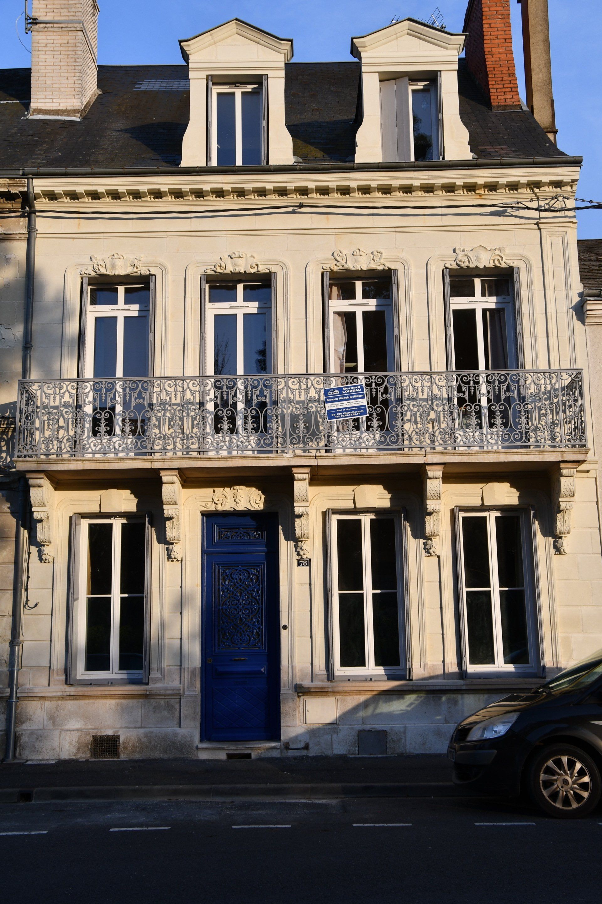 Après travaux de ravalement maison de ville