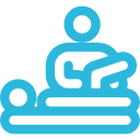 Icon physiotherapeutische Behandlung