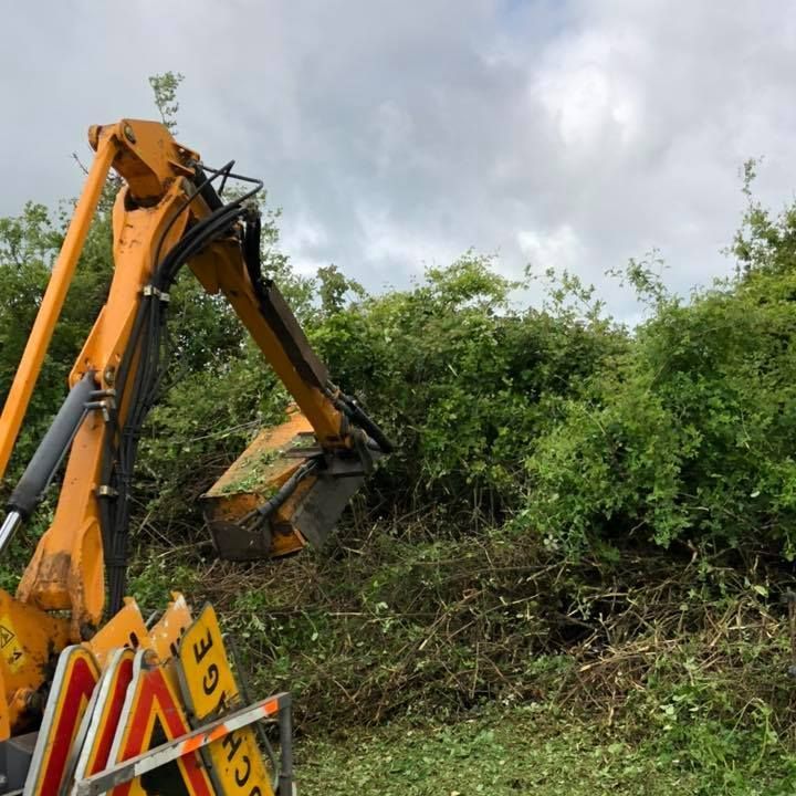 Débroussaillage en cours